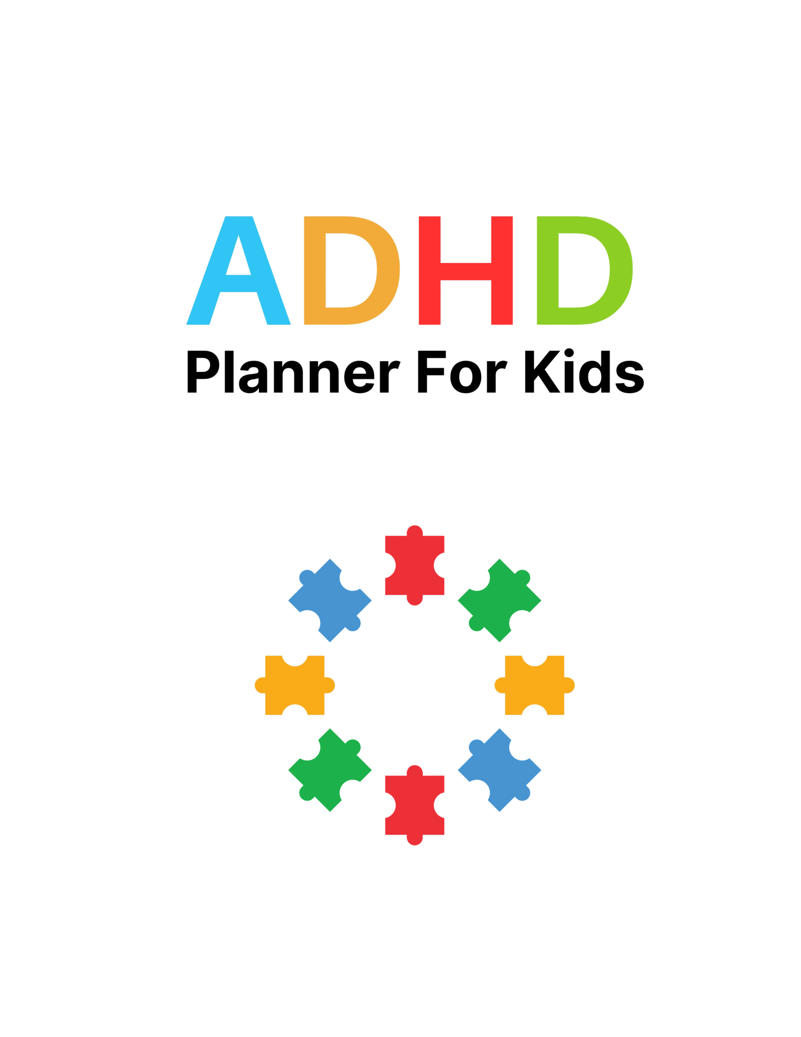 ADHD Planner for Kids — printable planner page