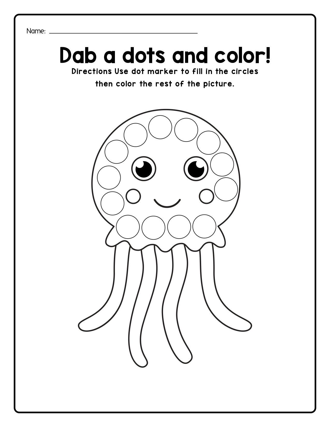 Dot Markers Worksheet Page 20