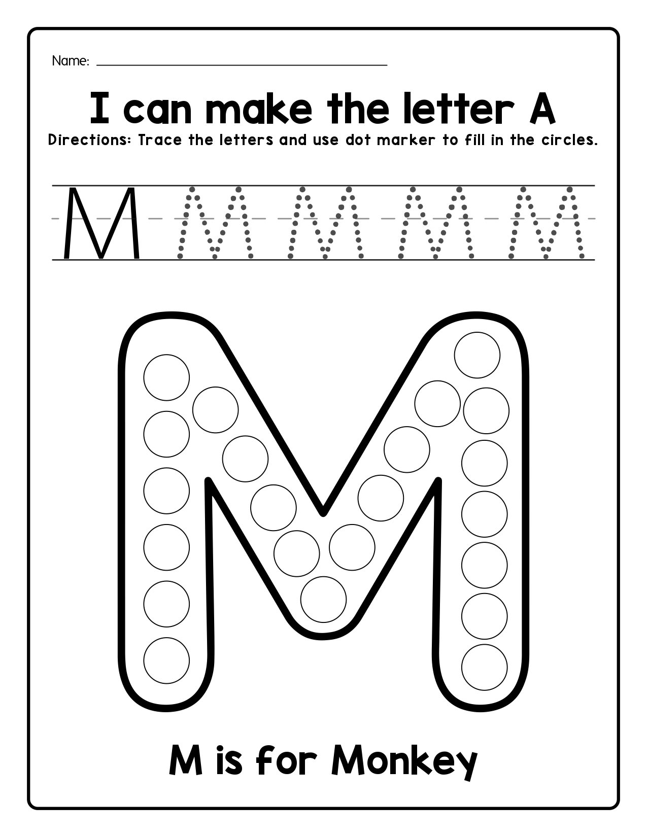 Dot Markers Worksheet Page 25