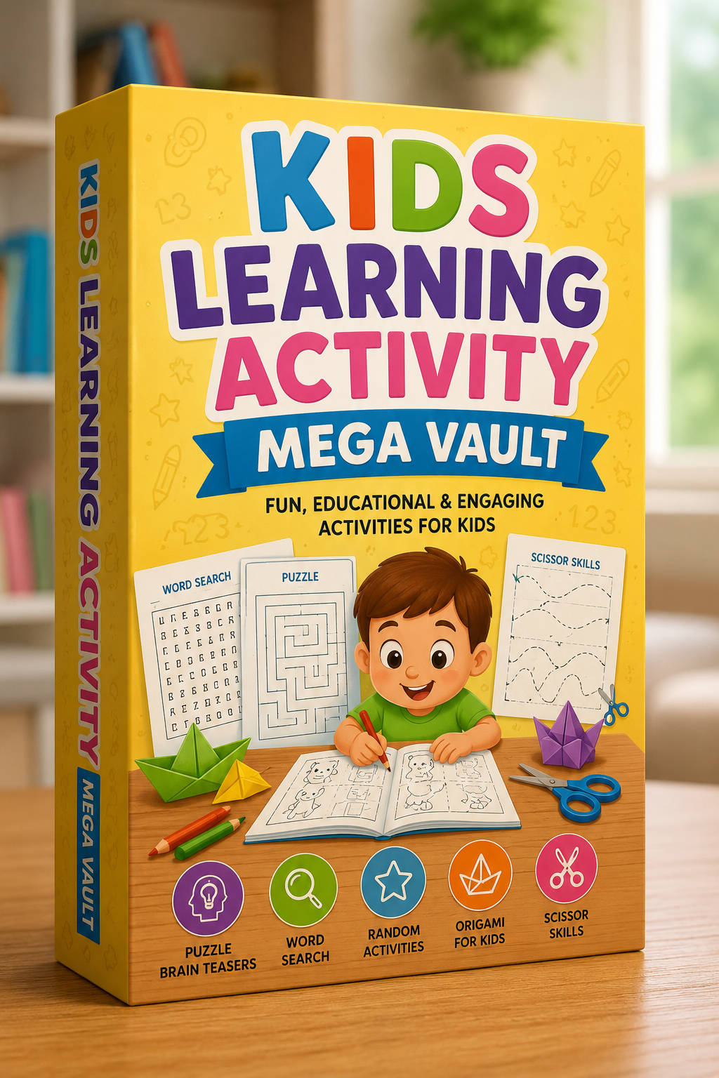Ultimate Kids Activity Vault Mockup