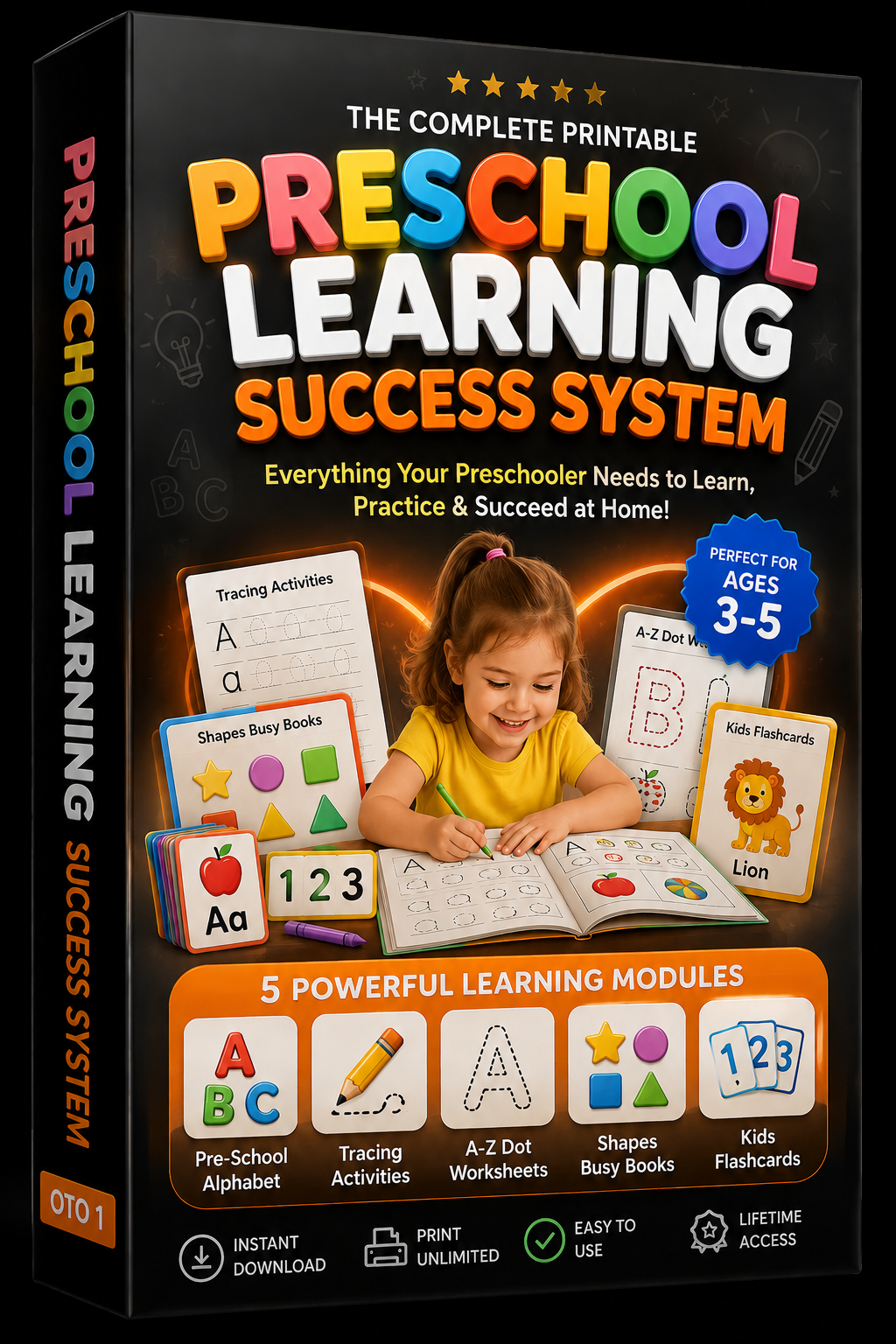 BrightPath Kids Learning Essentials — printable learning collection mockup
