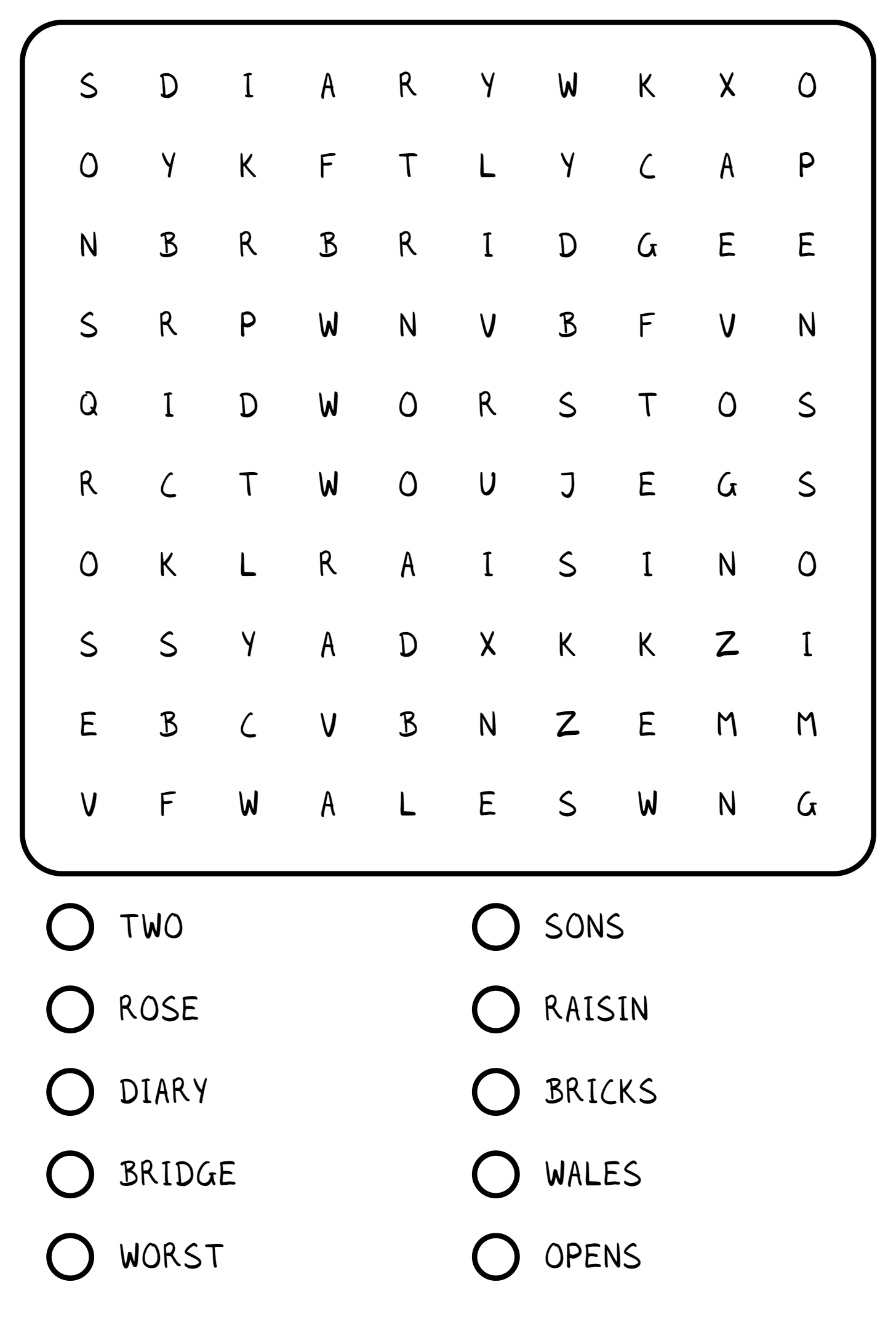Word Search 1