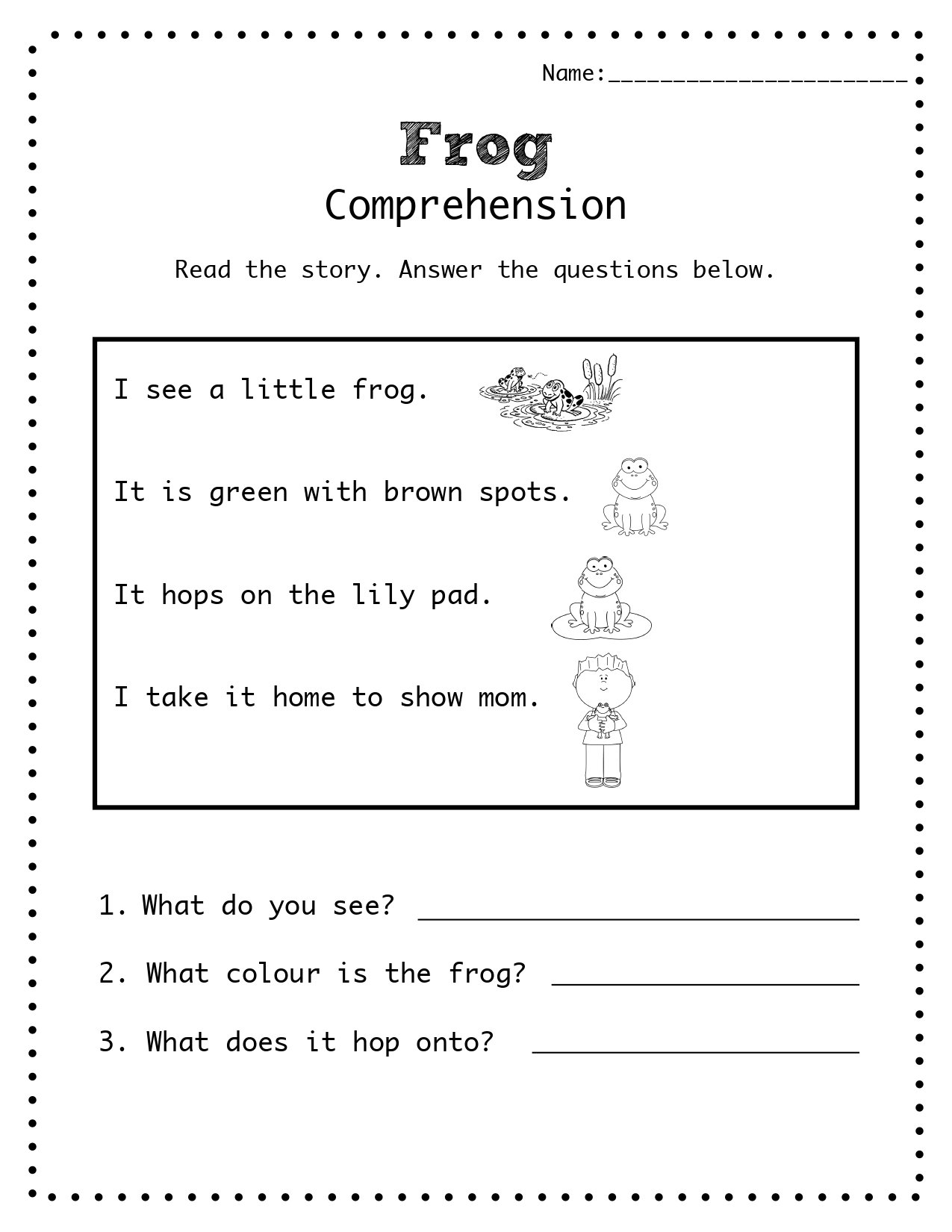 Reading Comprehension Page 1