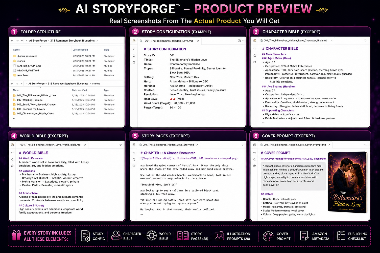 AI StoryForge Master Engine Output Example