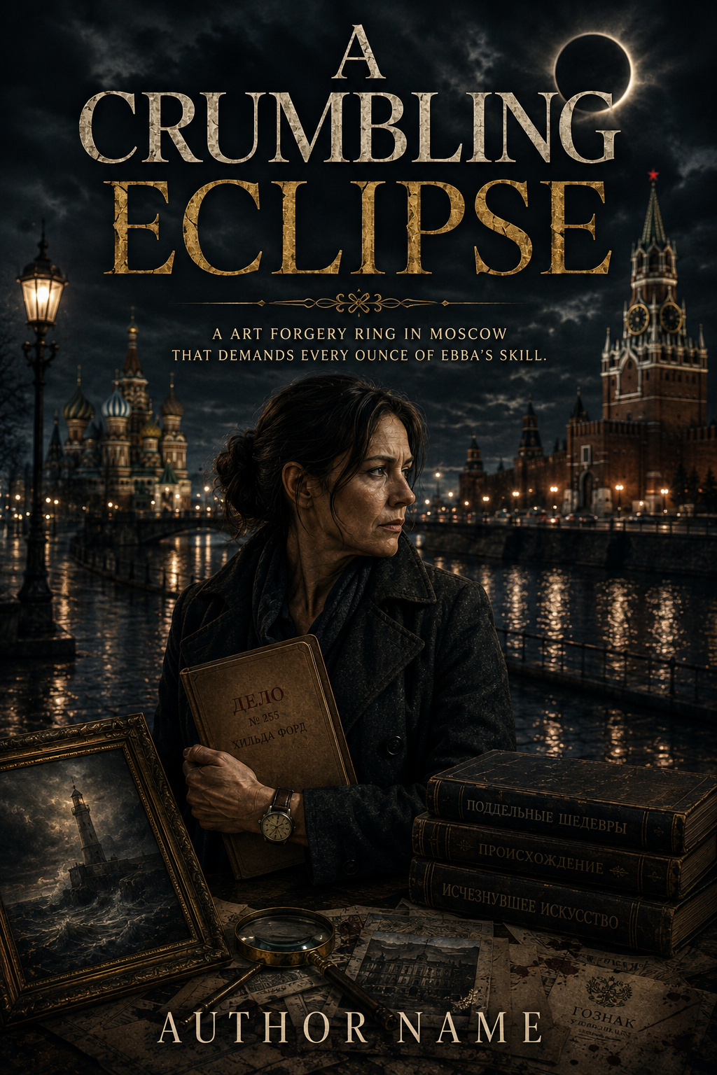 A Crumbling Eclipse — mystery book cover