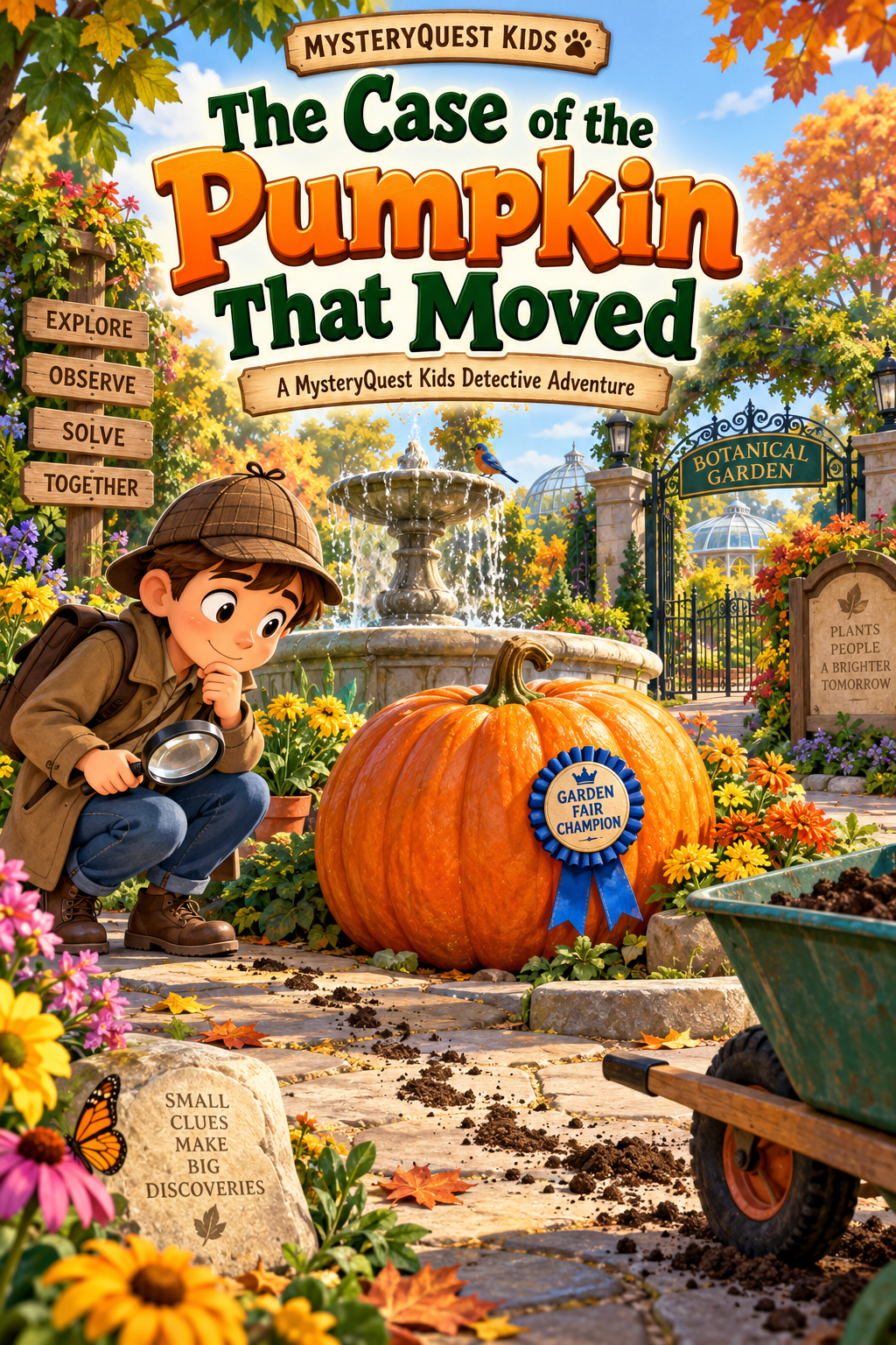 The Case of the Pumpkin — children's mystery book cover